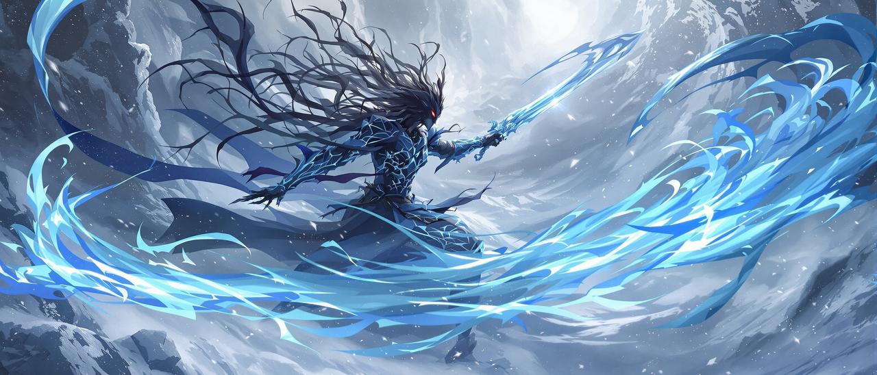 幽冥剑意与玄冰双元素共鸣效果展示